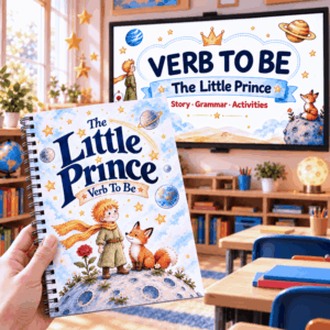 THE LITTLE PRINCE - KIT COM APOSTILA + SLIDES VERB TO BE